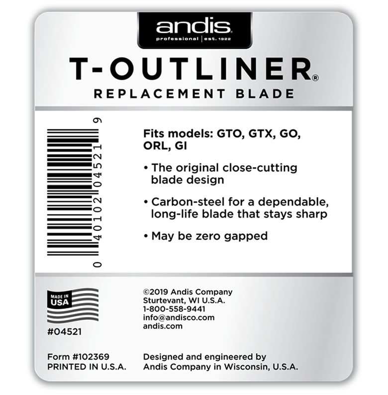 T Outliner Blade Carbon Steel