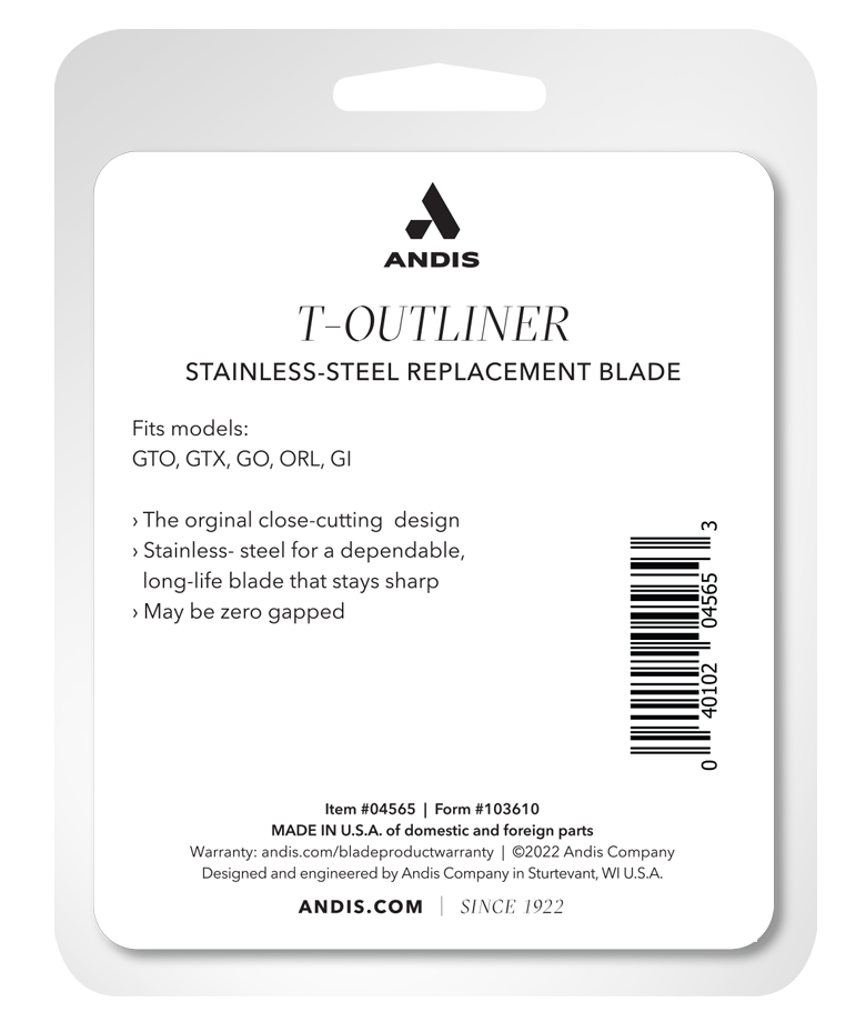 stainless steel t bladetotxo package back