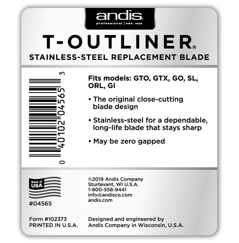T Outliner Blade Stainless Steel