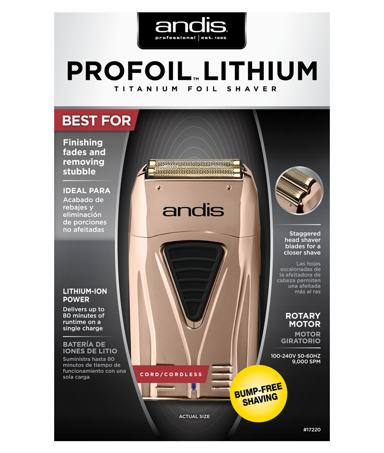 Copper ProFoil Lithium Titanium Foil Shaver package front