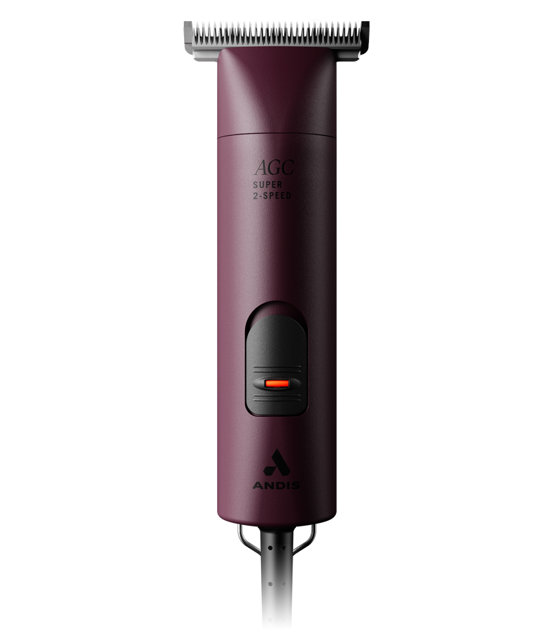 agc super 2 speed clipper with t 84 burgundy agc2 straight 1