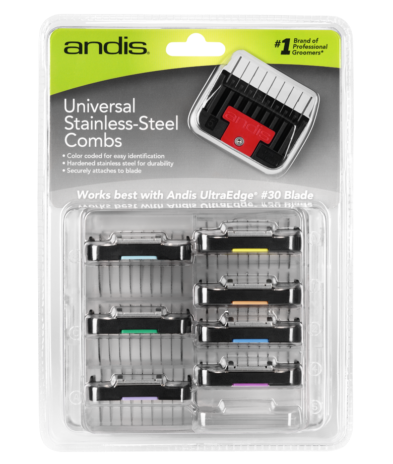 Universal Stainless Steel Combs package front
