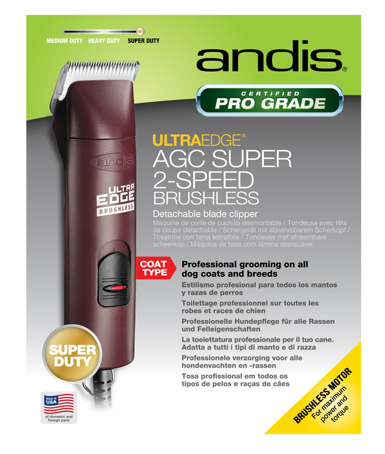 UltraEdge AGC Super 2 Speed Brushless  Burgundy Global package front