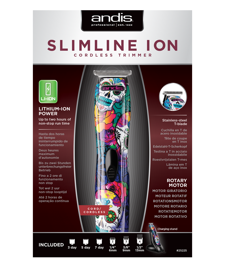 Slimline Ion Cordless Trimmer Sugar Skull