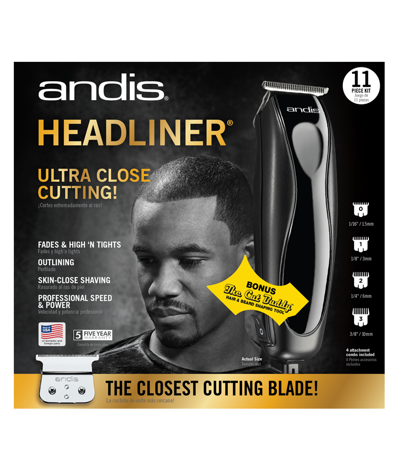 Headliner T Blade Trimmer 11 Piece Kit ANDIS
