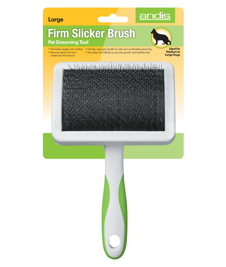 Large Firm Slicker Brush package view