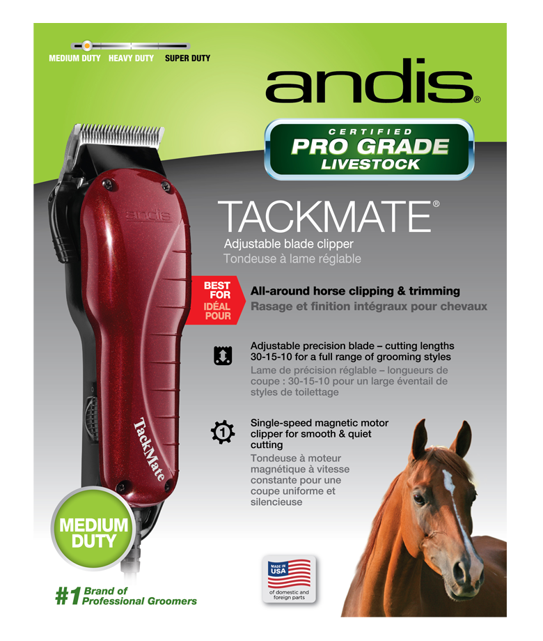 Tackmate Adj Blade Equine Clipper package view