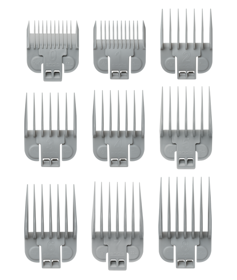 Snap On Blade Attachment Combs 9 Comb Set