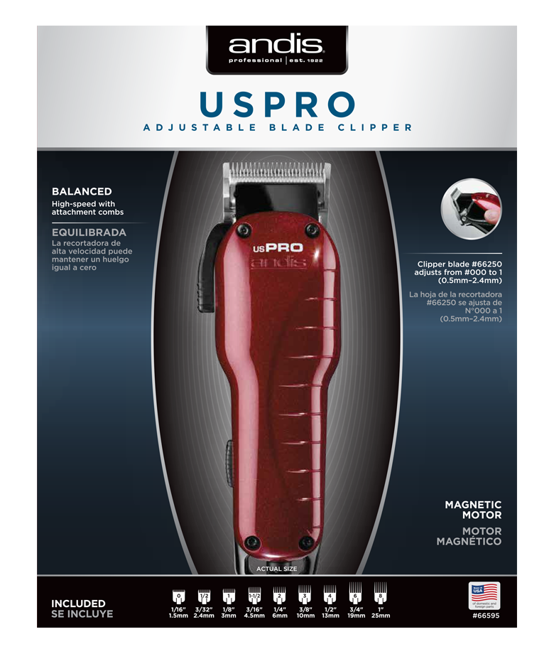 usPro Adj Blade Clipper Argentina package view