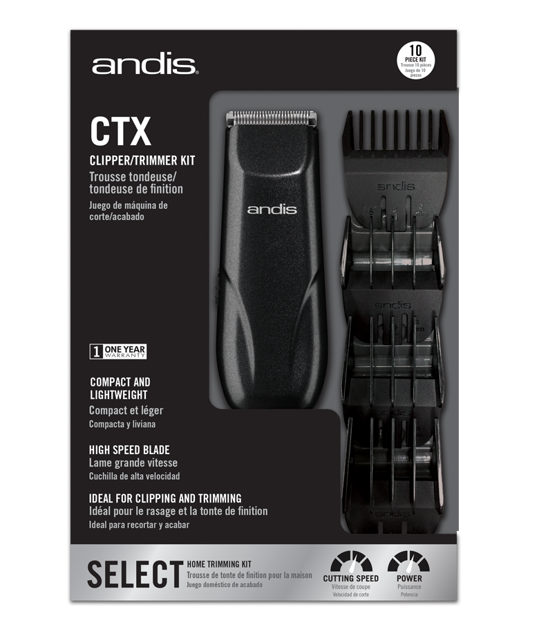 CTX Clipper  Trimmer 10 Piece Kit package front
