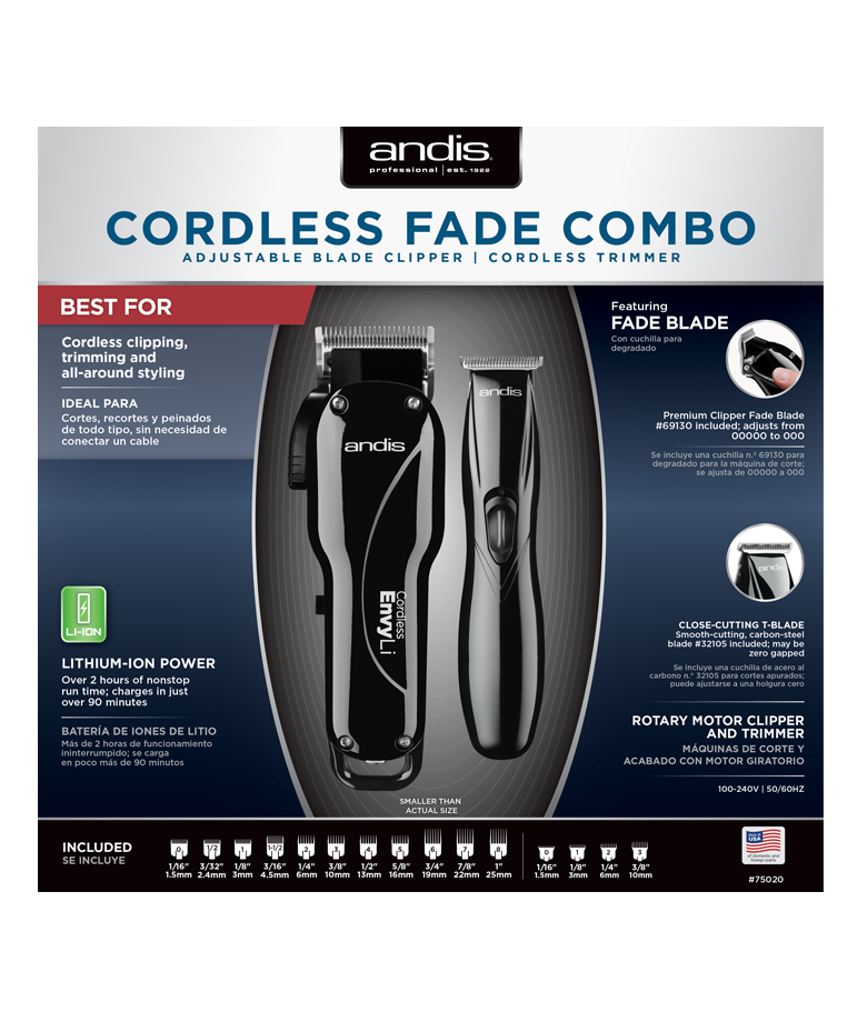 Cordless Fade Combo cord
