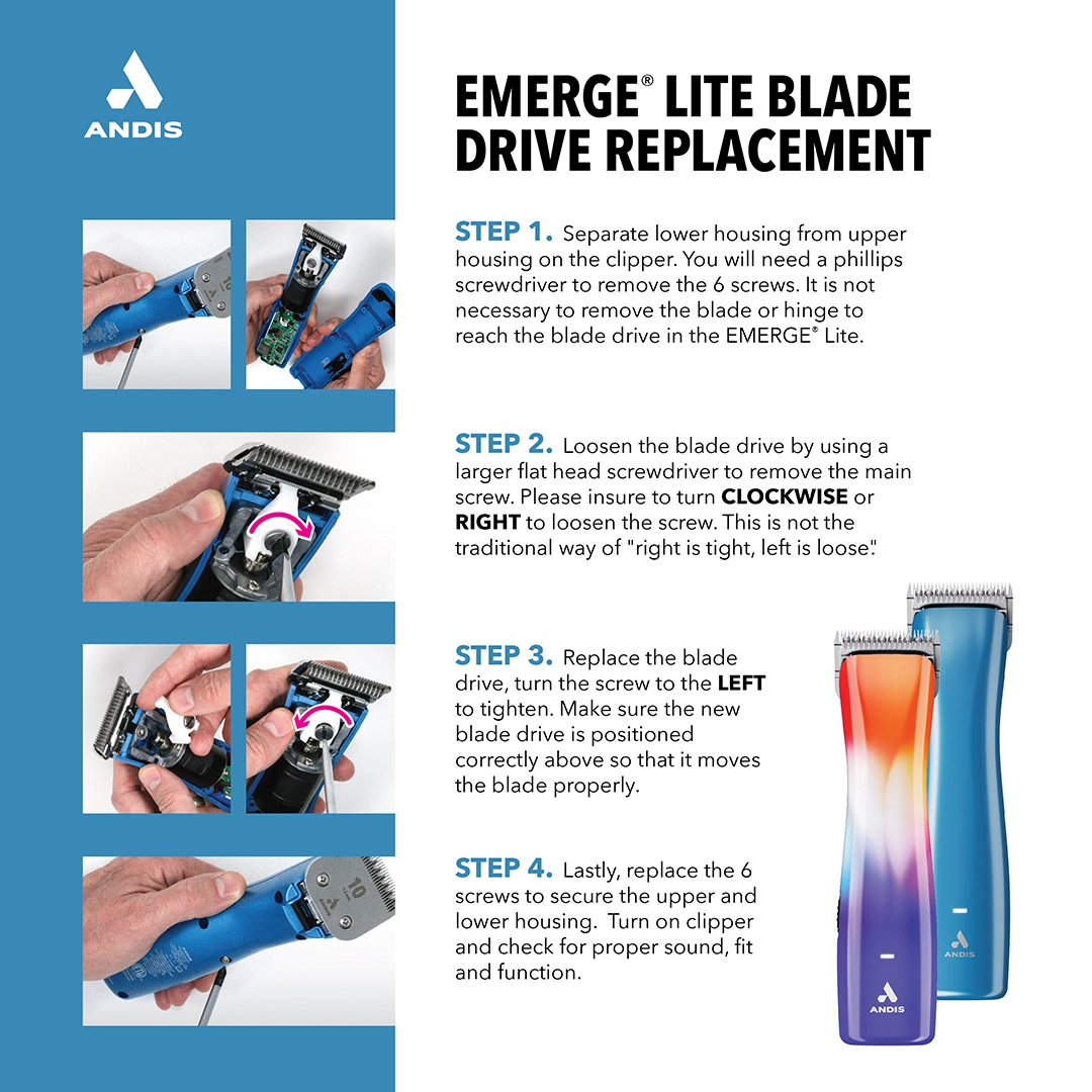 Thumbnail AGR-3 Blade Drive Replacement Instructions