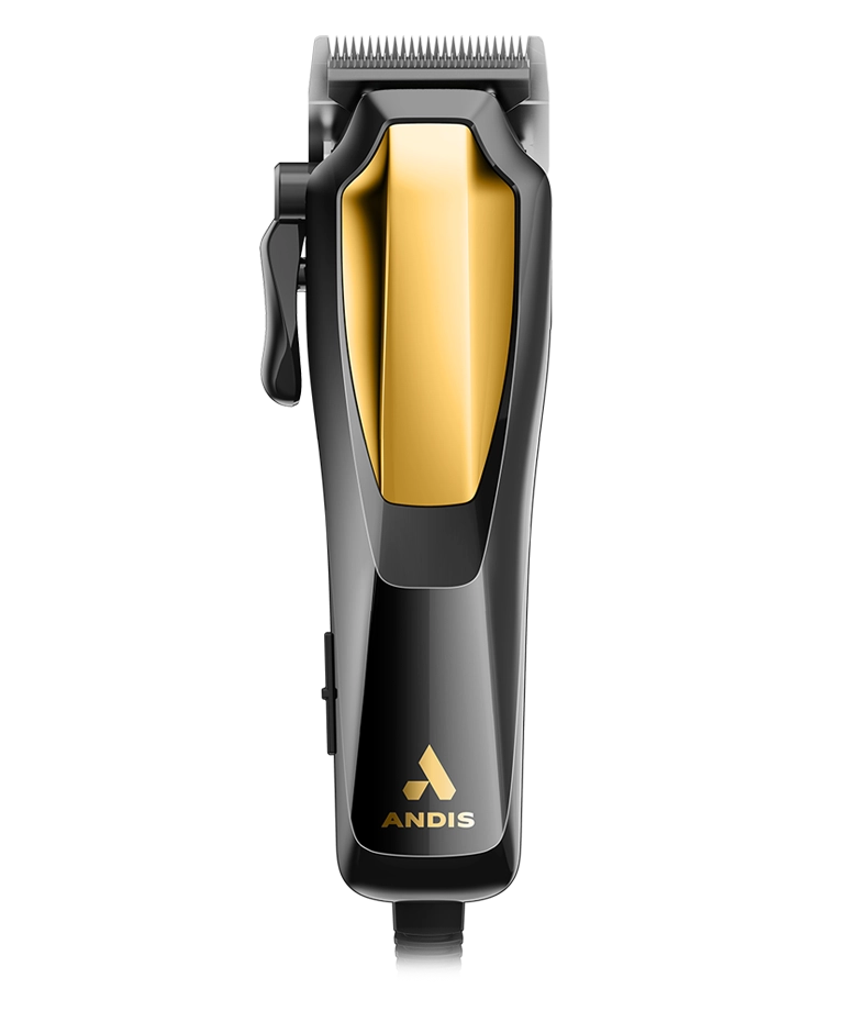 564088 Ultra Clip Clipper Black Gold straight front