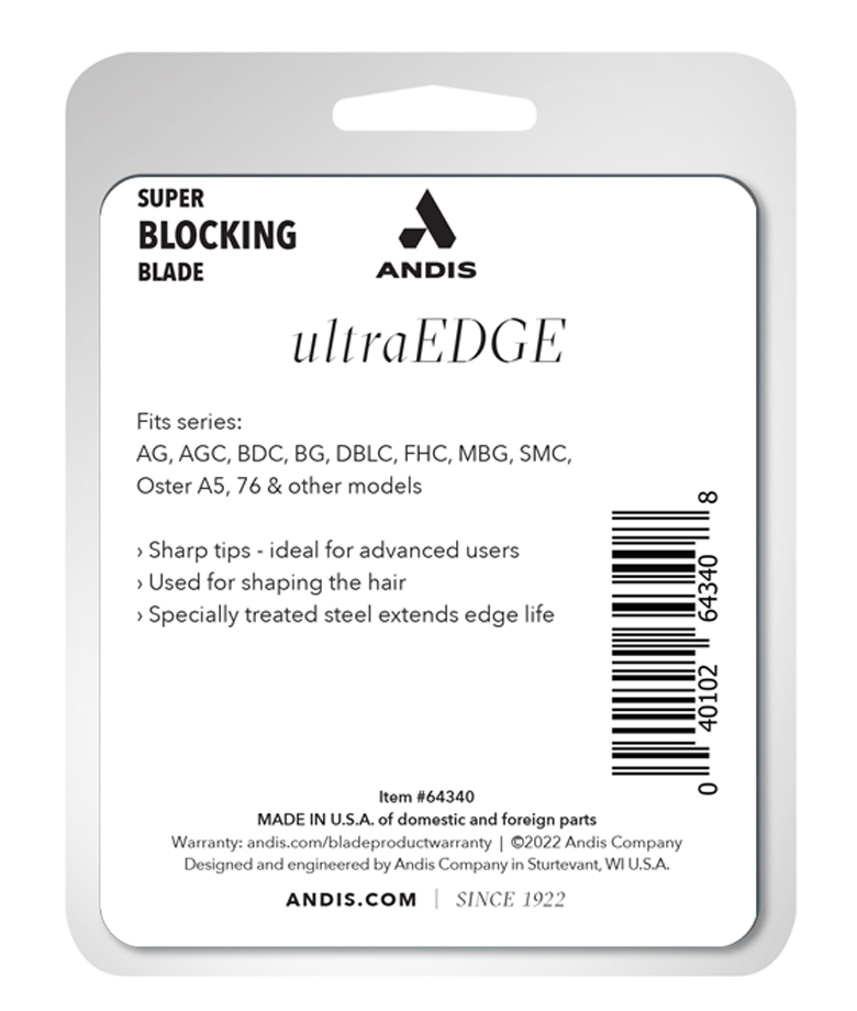 Thumbnail 64340 UltraEdge Super Blocking Blade packaging back