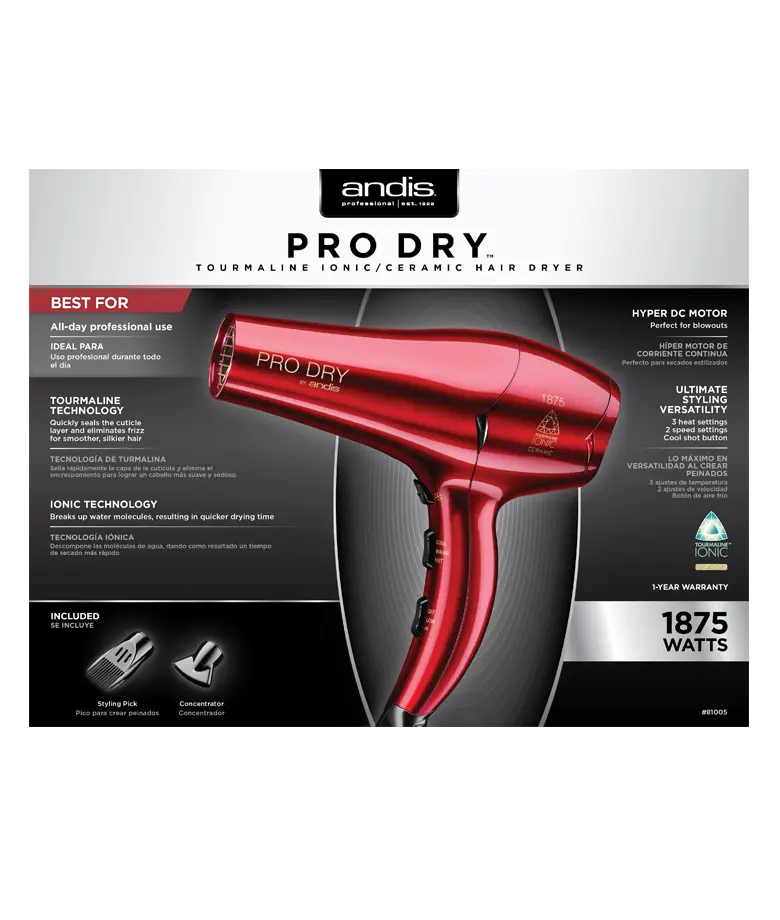 Pro Dry Tourmaline Ionic Ceramic Dryer
