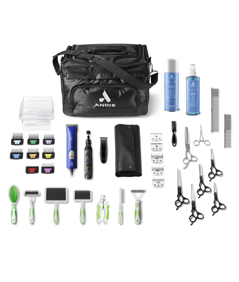 Left Handed Grooming Kit Contents